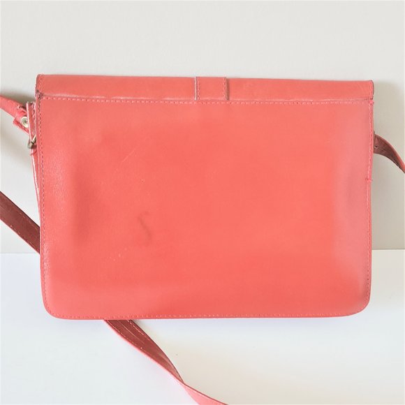 Vintage red leather purse/handbag. - Picture 7 of 7